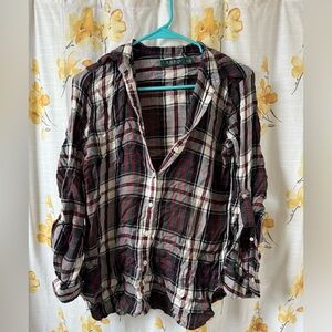 Lauren Ralph Lauren Flannel Button Down Shirt